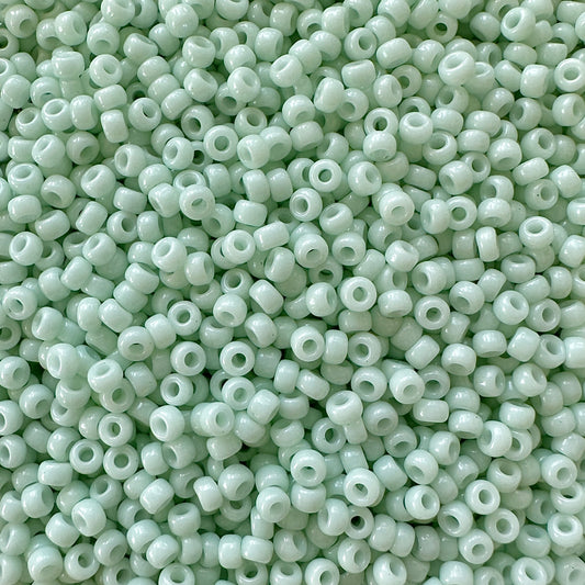 Miyuki 11 - 3318 Opaque Light Mint - The Bead Mix