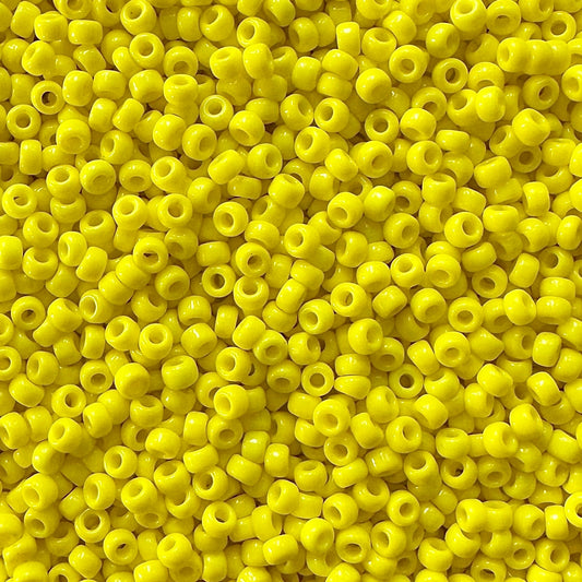 Miyuki 11 - 404 Opaque Yellow - The Bead Mix