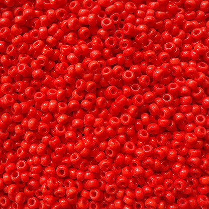 Miyuki 11 - 407 Opaque Red - The Bead Mix