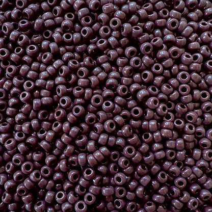 Miyuki 11 - 409 Opaque Chocolate Brown - The Bead Mix