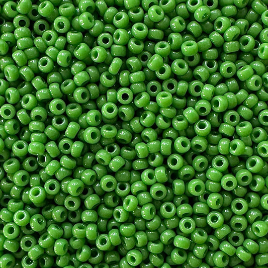 Miyuki 11 - 411 Opaque Green - The Bead Mix