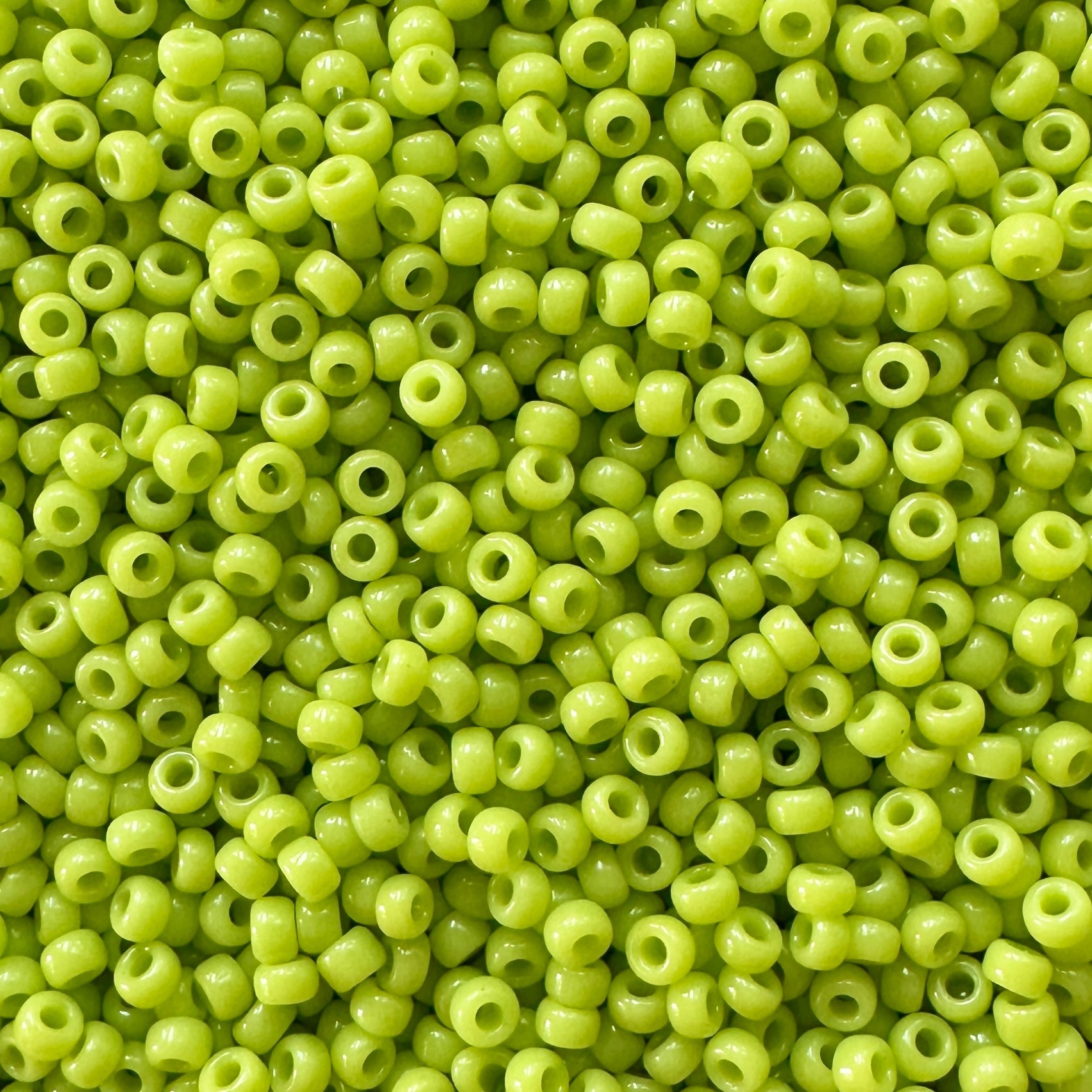 Miyuki 11 - 416 Opaque Chartreuse - The Bead Mix