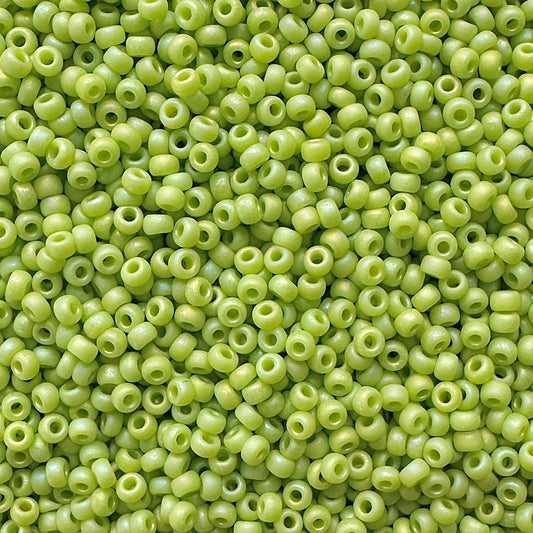 Miyuki 11 - 416FR Opaque Matte Chartreuse AB - The Bead Mix