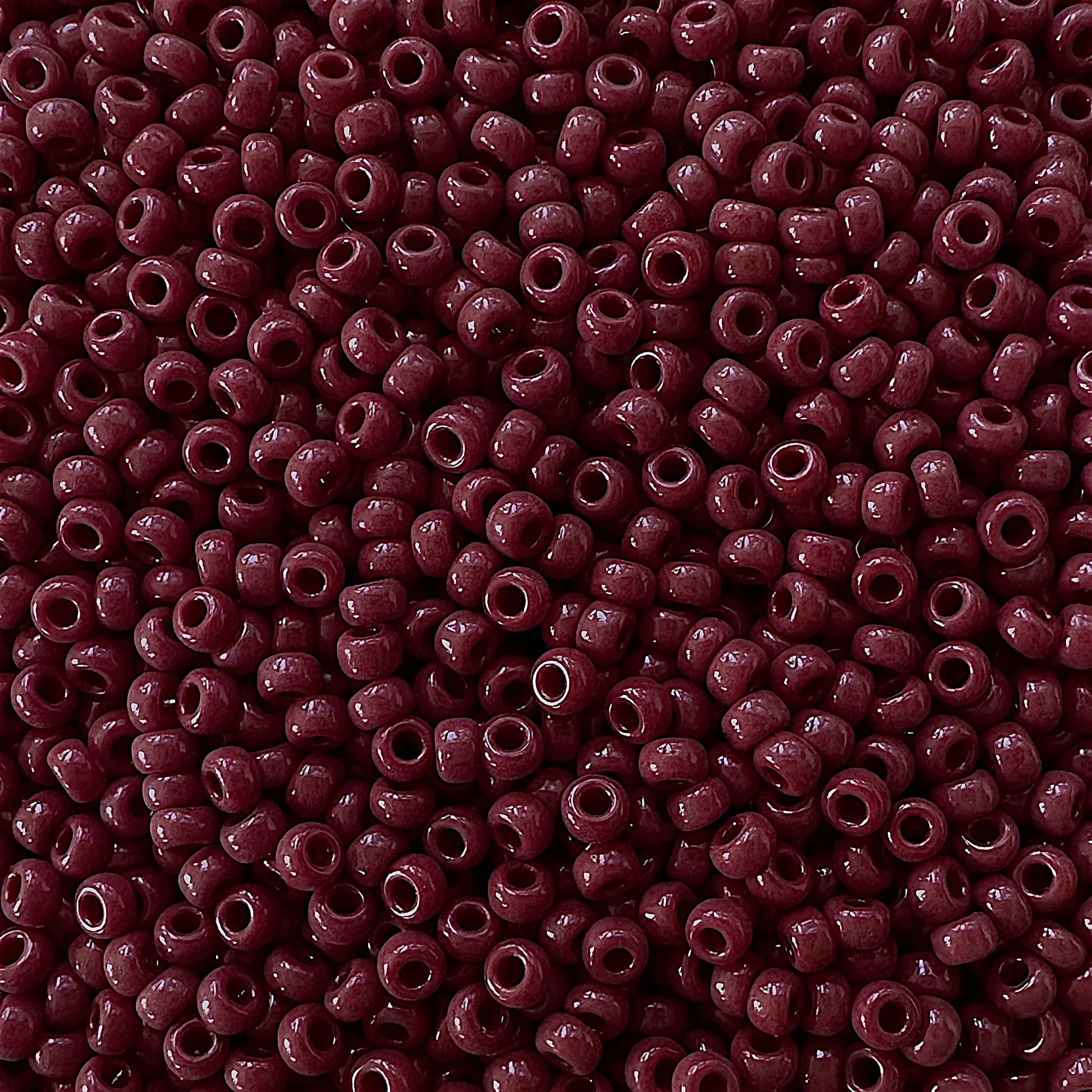 Miyuki 11 - 419 Opaque Red Brown - The Bead Mix