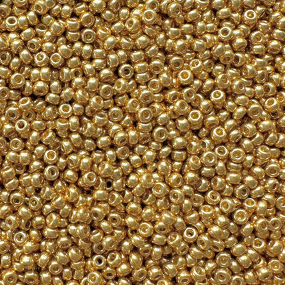 Miyuki 11 - 4202 Duracoat Galvanized Gold - 20g - The Bead Mix