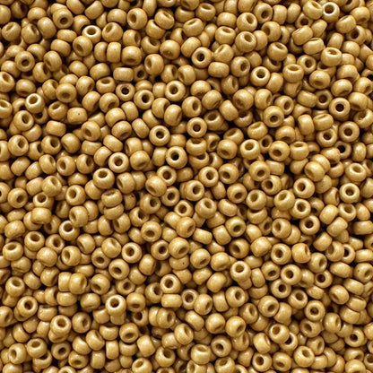 Miyuki 11 - 4202F Duracoat Galvanized Matte Gold - The Bead Mix