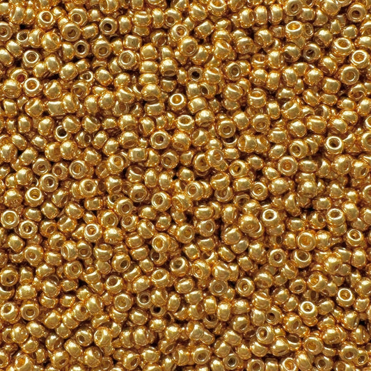 Miyuki 11 - 4203 Duracoat Galvanized Yellow Gold - The Bead Mix