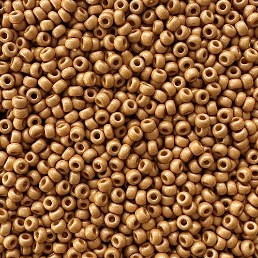 Miyuki 11 - 4203F Duracoat Galvanized Matte Yellow Gold - The Bead Mix