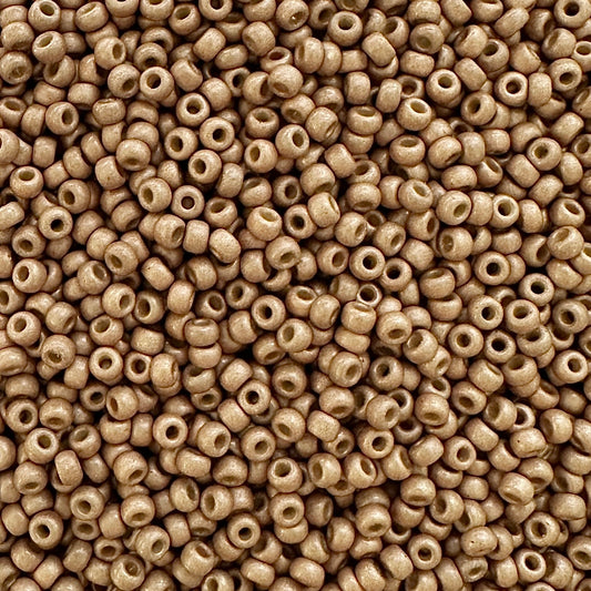 Miyuki 11 - 4204F Duracoat Galvanized Matte Champagne - The Bead Mix