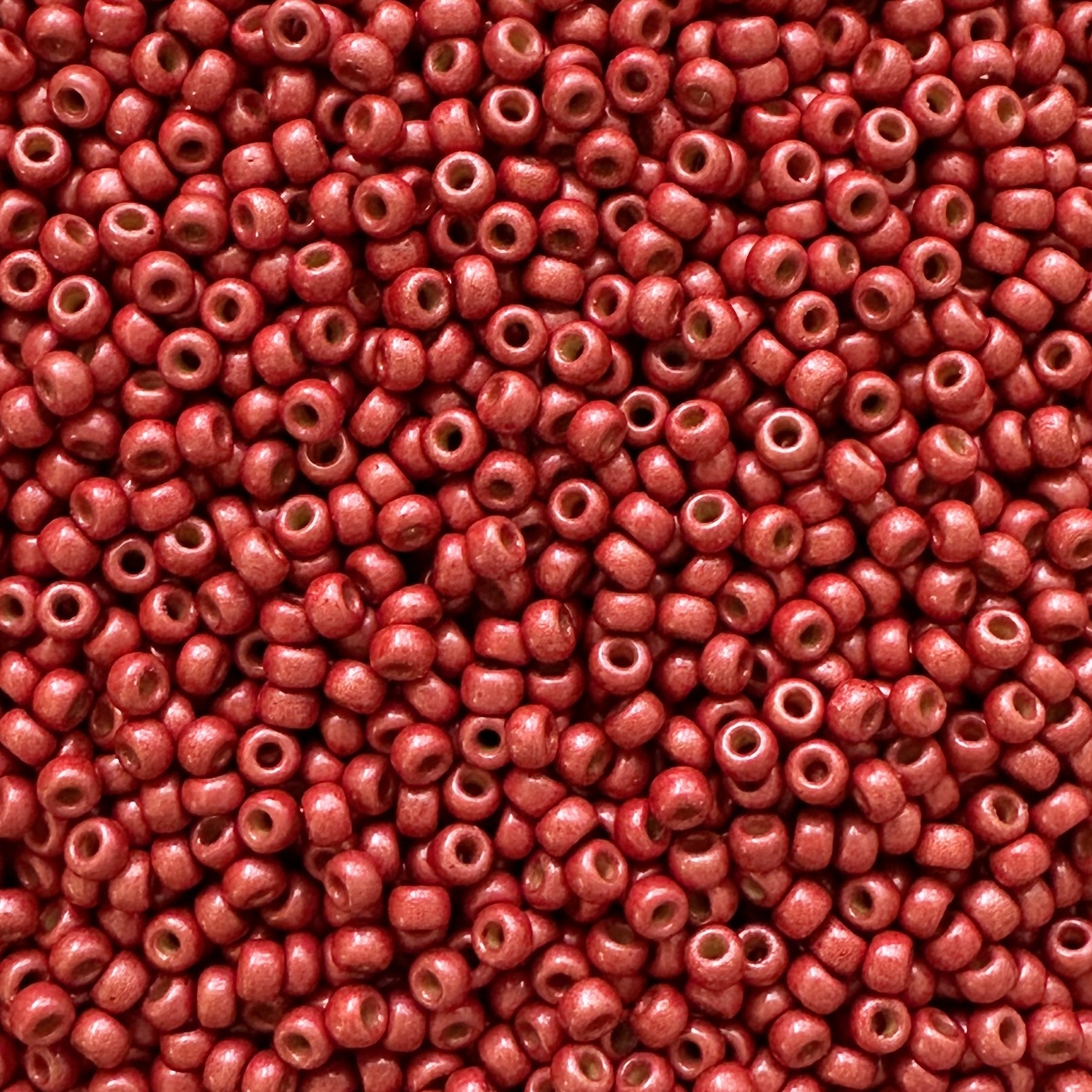 Miyuki 11 - 4208F Duracoat Galvanized Matte Berry - The Bead Mix