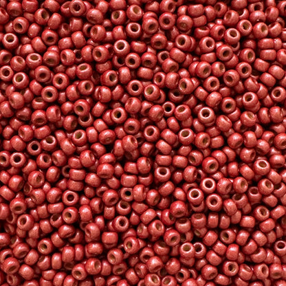 Miyuki 11 - 4208F Duracoat Galvanized Matte Berry - The Bead Mix