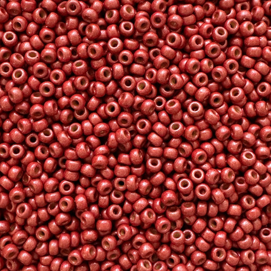 Miyuki 11 - 4208F Duracoat Galvanized Matte Berry - The Bead Mix