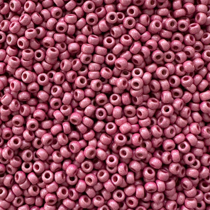 Miyuki 11 - 4210F Duracoat Galvanized Matte Hot Pink - The Bead Mix
