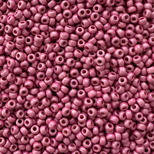 Miyuki 11 - 4210F Duracoat Galvanized Matte Hot Pink - The Bead Mix