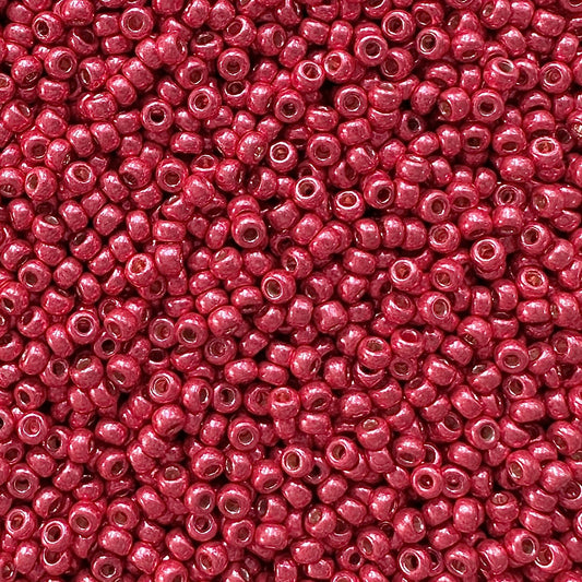 Miyuki 11 - 4211 Duracoat Galvanized Lt Cranberry - The Bead Mix