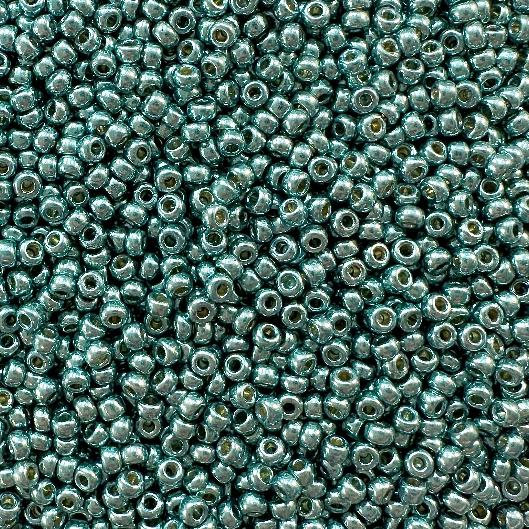 Miyuki 11 - 4216 Duracoat Galvanized Dk Sea Foam - The Bead Mix