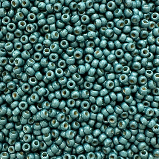 Miyuki 11 - 4217F Duracoat Galvanized Matte Seafoam - The Bead Mix