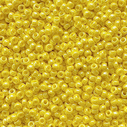 Miyuki 11 - 422 Opaque Yellow Luster - The Bead Mix