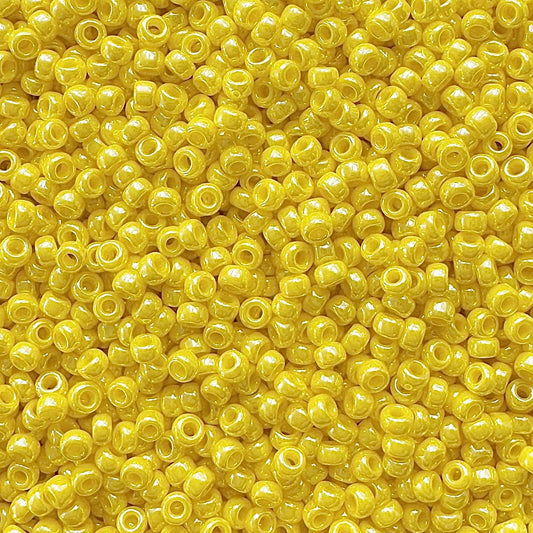 Miyuki 11 - 422 Opaque Yellow Luster - The Bead Mix