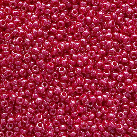 Miyuki 11 - 425 Opaque Dark Red Luster - The Bead Mix