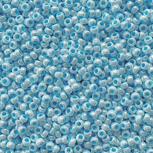 Miyuki 11 - 430 Opaque Baby Blue Luster - The Bead Mix