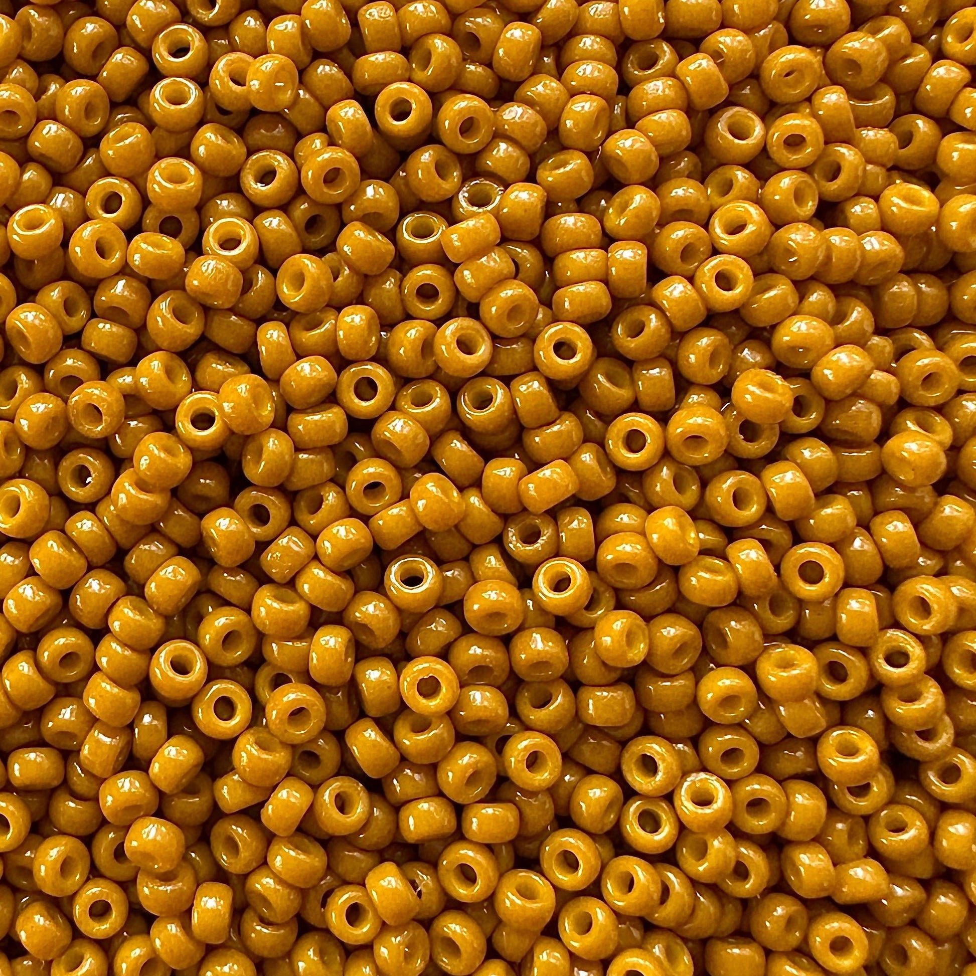 Miyuki 11 - 4456 Duracoat Opaque Spicy Mustard - The Bead Mix