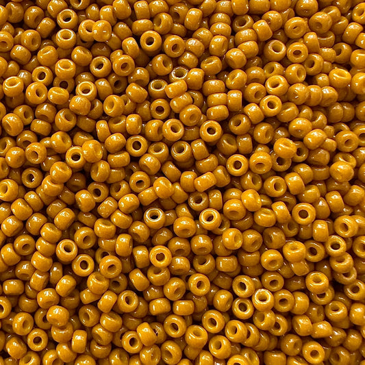 Miyuki 11 - 4456 Duracoat Opaque Spicy Mustard - The Bead Mix