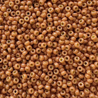 Miyuki 11 - 4457 Duracoat Opaque Pecan Brown - The Bead Mix