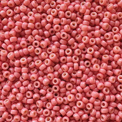 Miyuki 11 - 4464 Duracoat Opaque Salmon - The Bead Mix