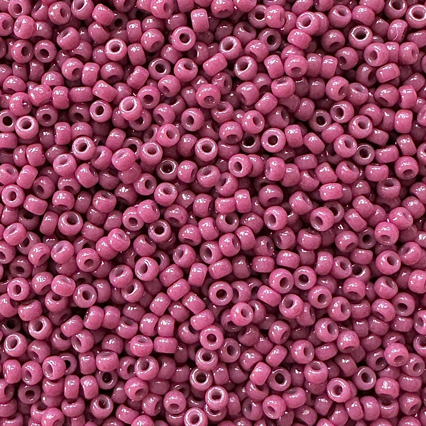 Miyuki 11 - 4468 Duracoat Opaque Mulberry - The Bead Mix