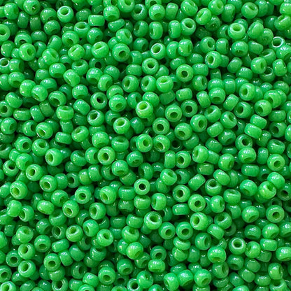 Miyuki 11 - 4476 Duracoat Opaque Bright Green - The Bead Mix