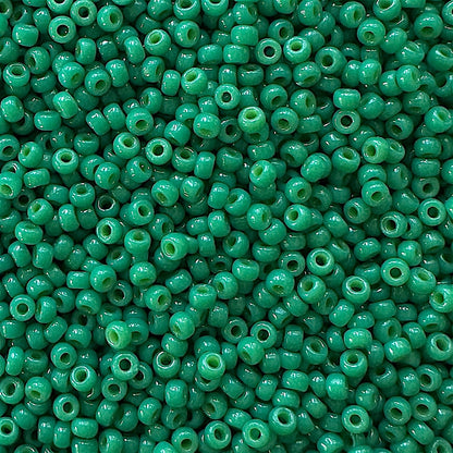 Miyuki 11 - 4477 Duracoat Opaque Emerald - The Bead Mix