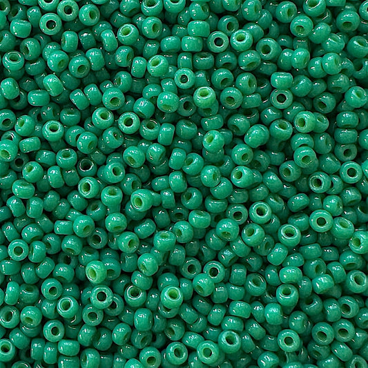 Miyuki 11 - 4477 Duracoat Opaque Emerald - The Bead Mix