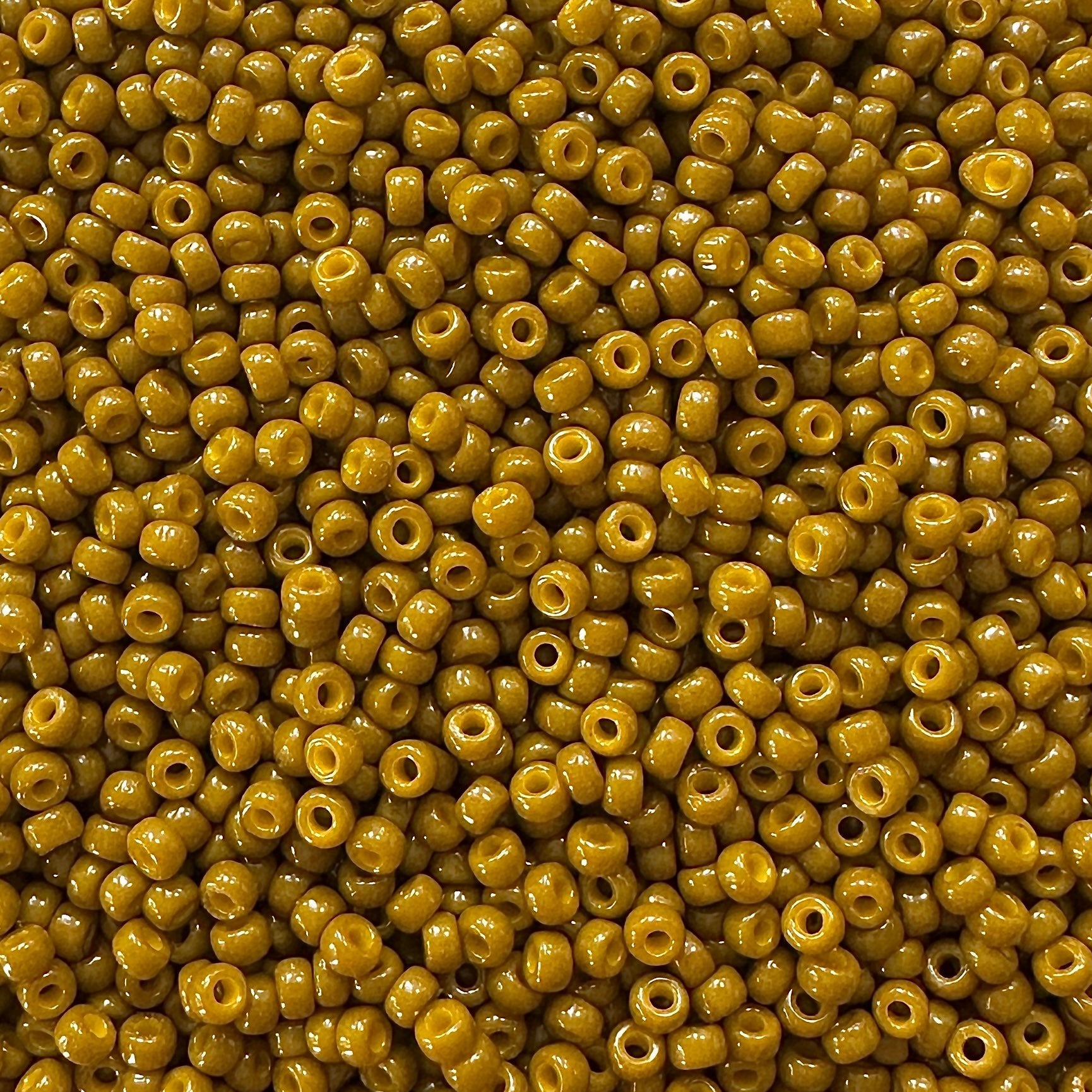 Miyuki 11 - 4491 Duracoat Opaque Olive Brown - The Bead Mix
