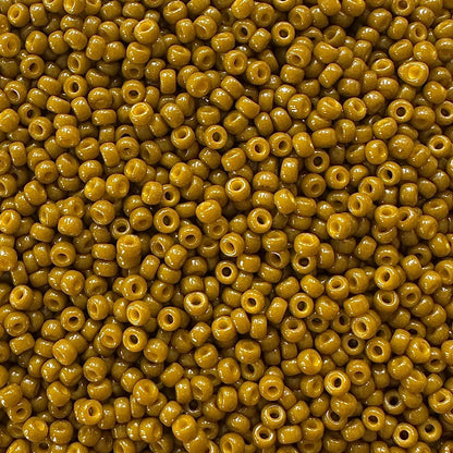 Miyuki 11 - 4491 Duracoat Opaque Olive Brown - The Bead Mix
