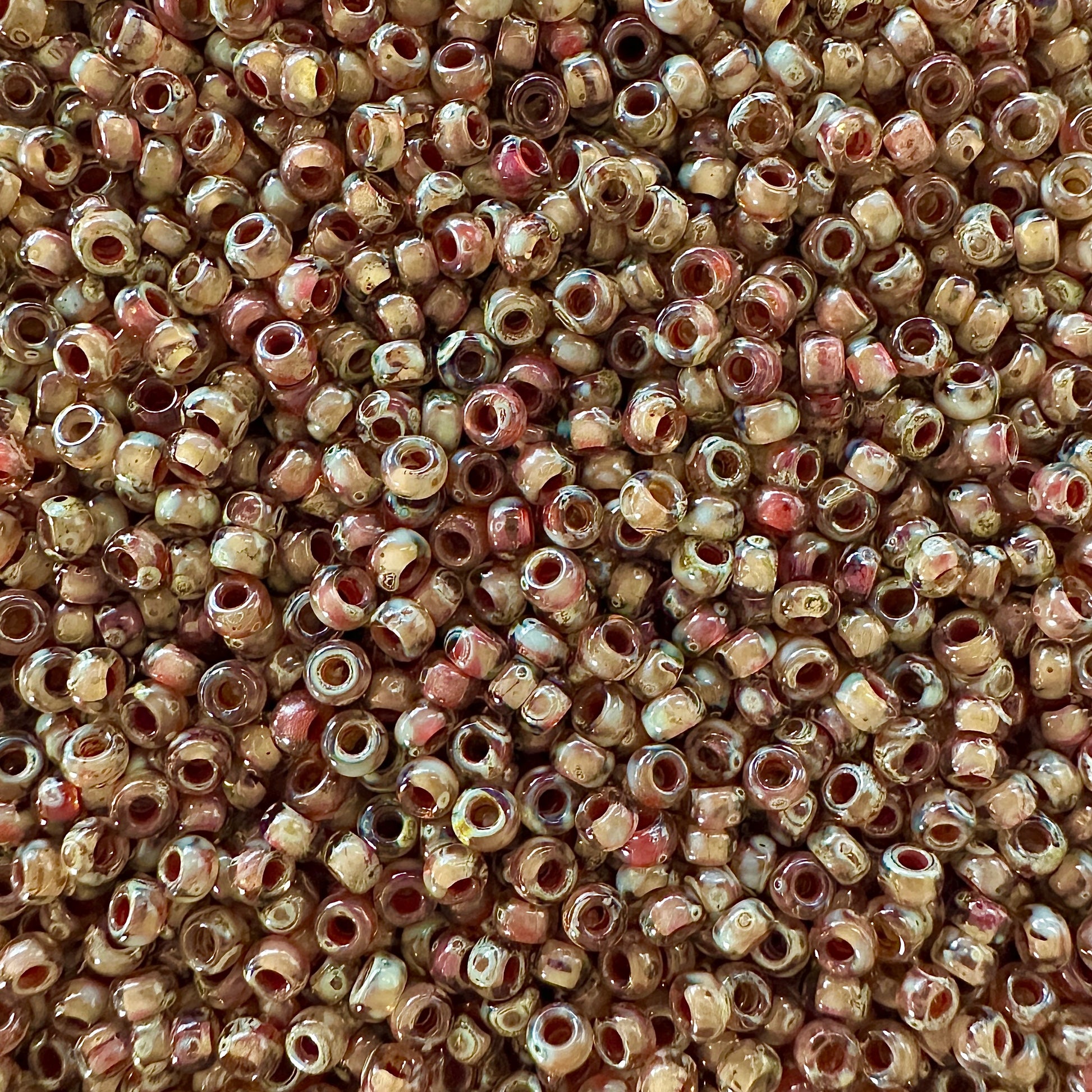 Miyuki 11 - 4505 Transparent Smoky Topaz Picasso - The Bead Mix