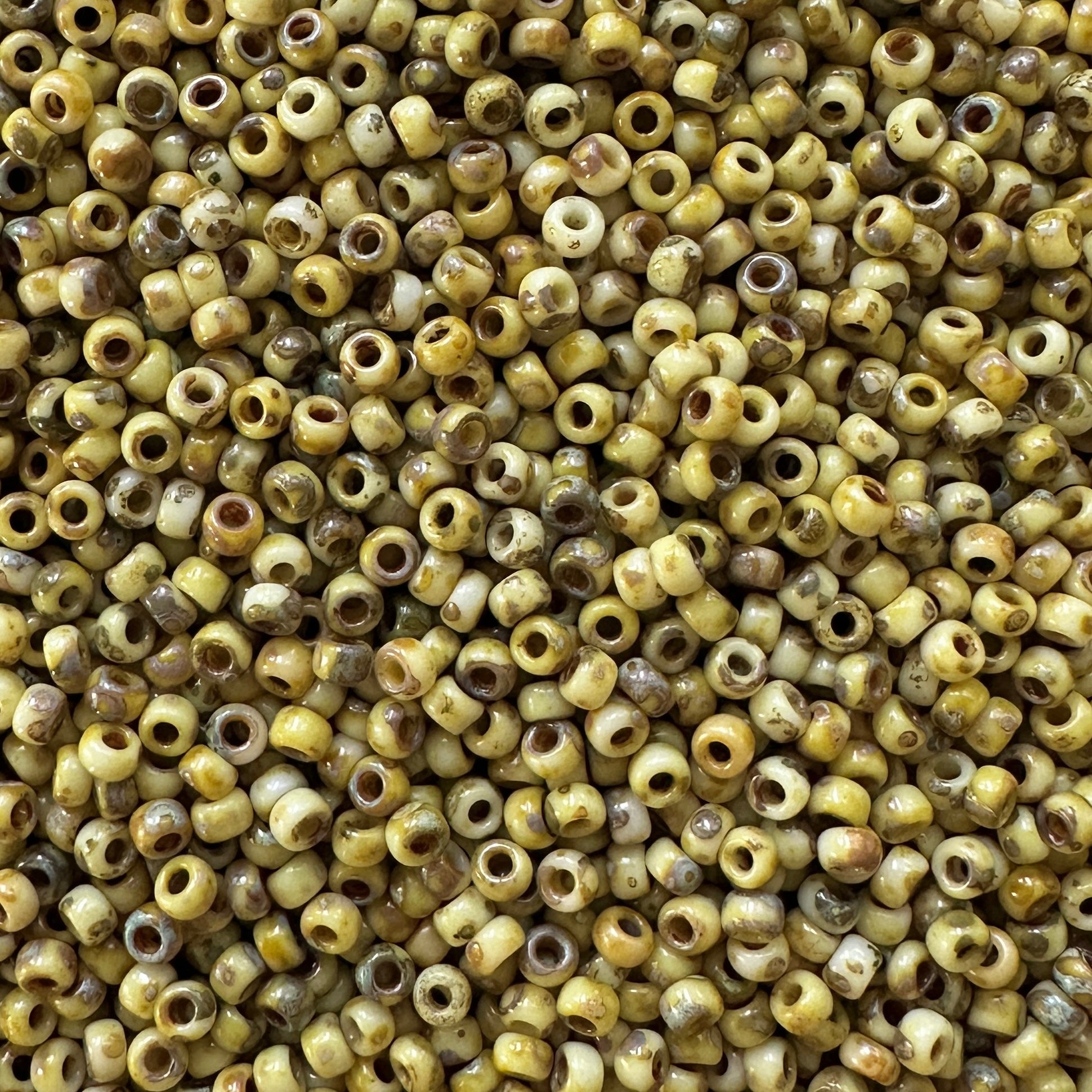 Miyuki 11 - 4512 Yellow Picasso - The Bead Mix