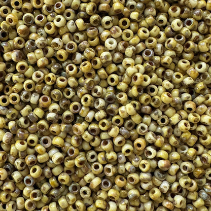 Miyuki 11 - 4512 Yellow Picasso - The Bead Mix