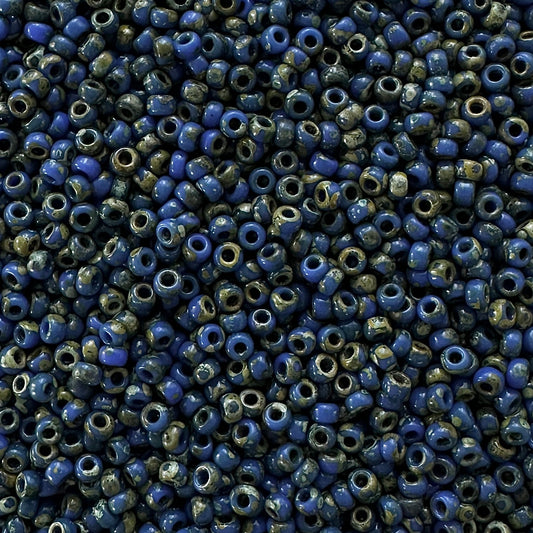 Miyuki 11 - 4516 Lapis Picasso - The Bead Mix
