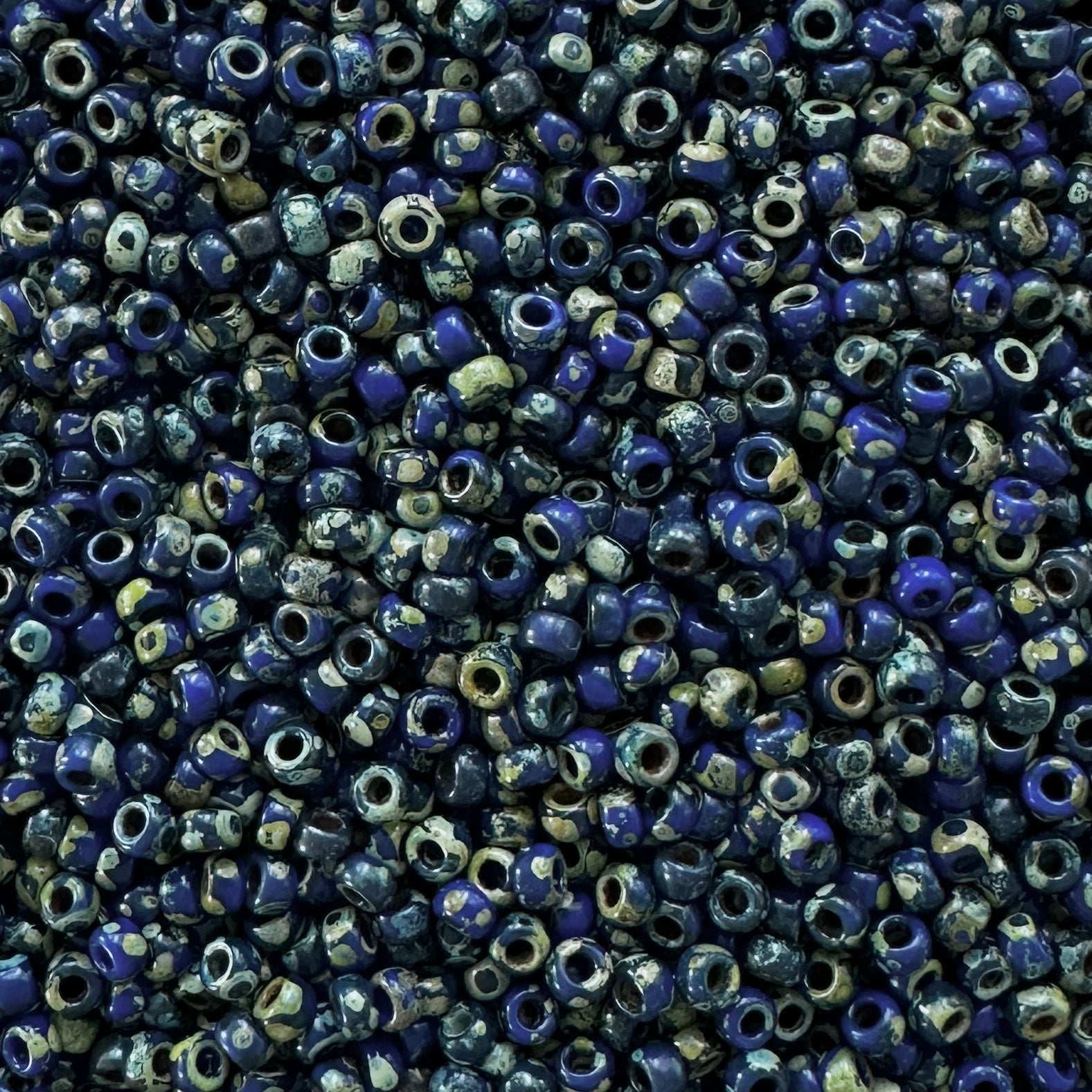 Miyuki 11 - 4518 Cobalt Picasso - The Bead Mix
