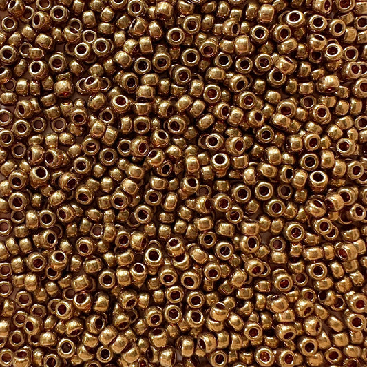 Miyuki 11 - 457L Metallic Light Bronze - The Bead Mix
