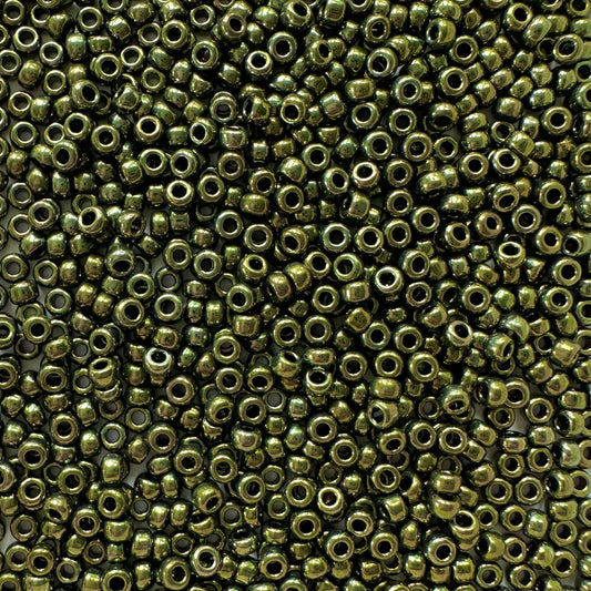 Miyuki 11 - 459 Metallic Olive - The Bead Mix