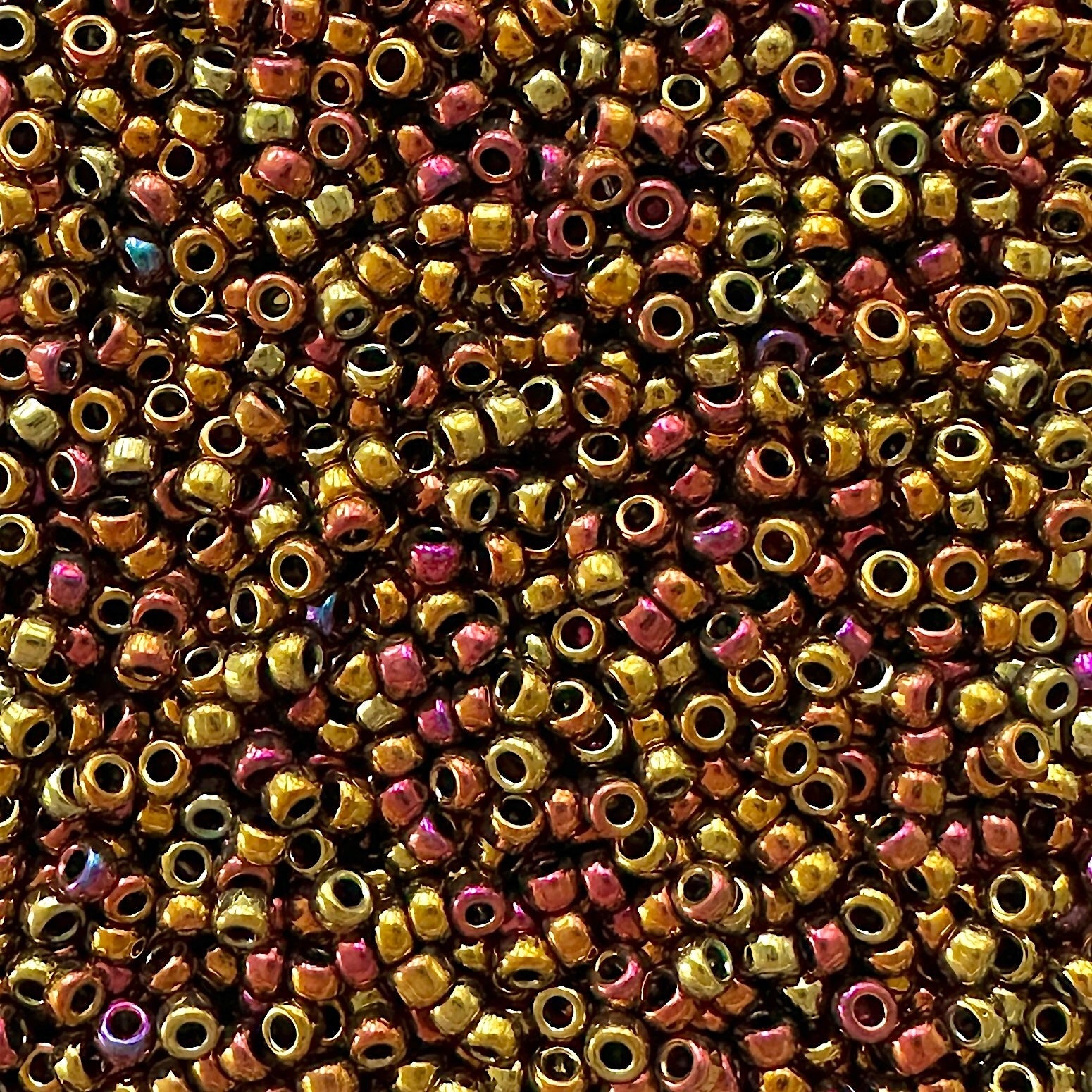 Miyuki 11 - 462 Metallic Gold Iris - The Bead Mix