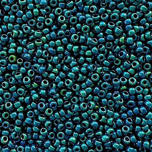 Miyuki 11 - 467 Metallic Indigo Iris - The Bead Mix