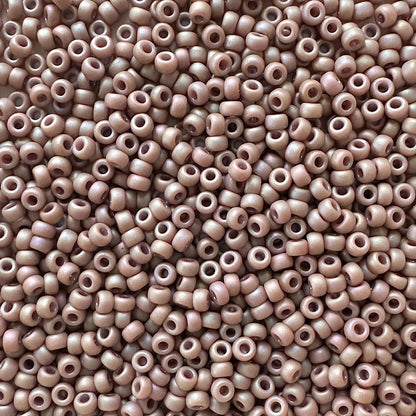 Miyuki 11 - 4694 Matte Opaque Lavender Glazed Rainbow - The Bead Mix
