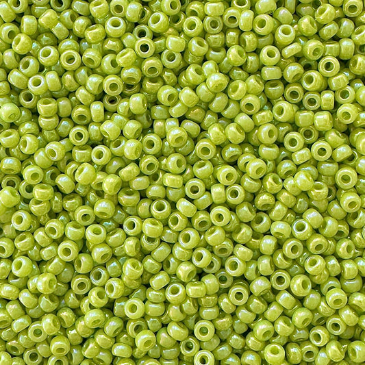 Miyuki 11 - 479 Opaque Chartreuse AB - The Bead Mix