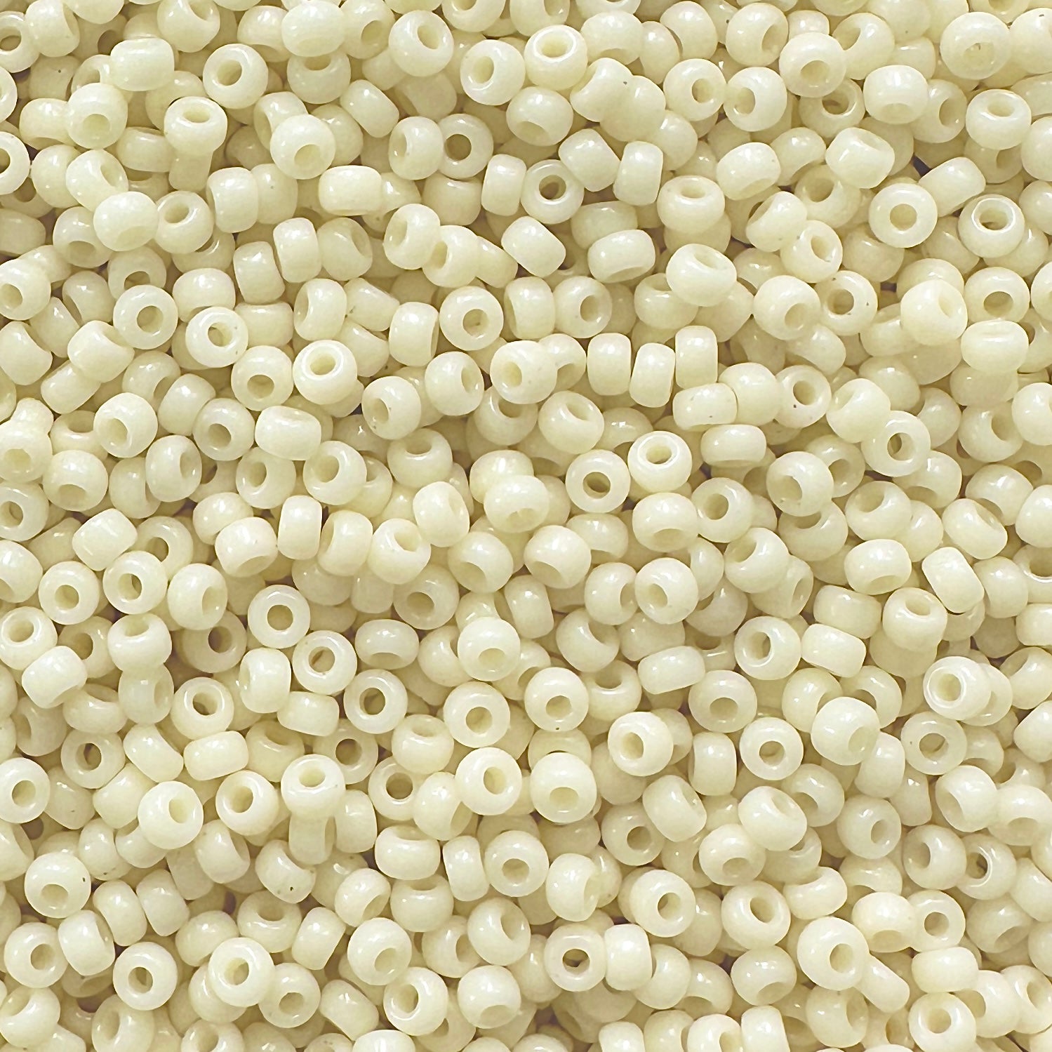 Miyuki 11 - 491 Opaque Cream - The Bead Mix