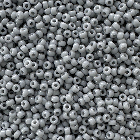 Miyuki 11 - 498 Opaque Cement Gray - The Bead Mix