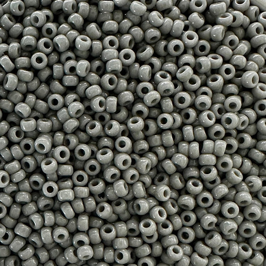 Miyuki 11 - 499 Opaque Falcon Gray - The Bead Mix