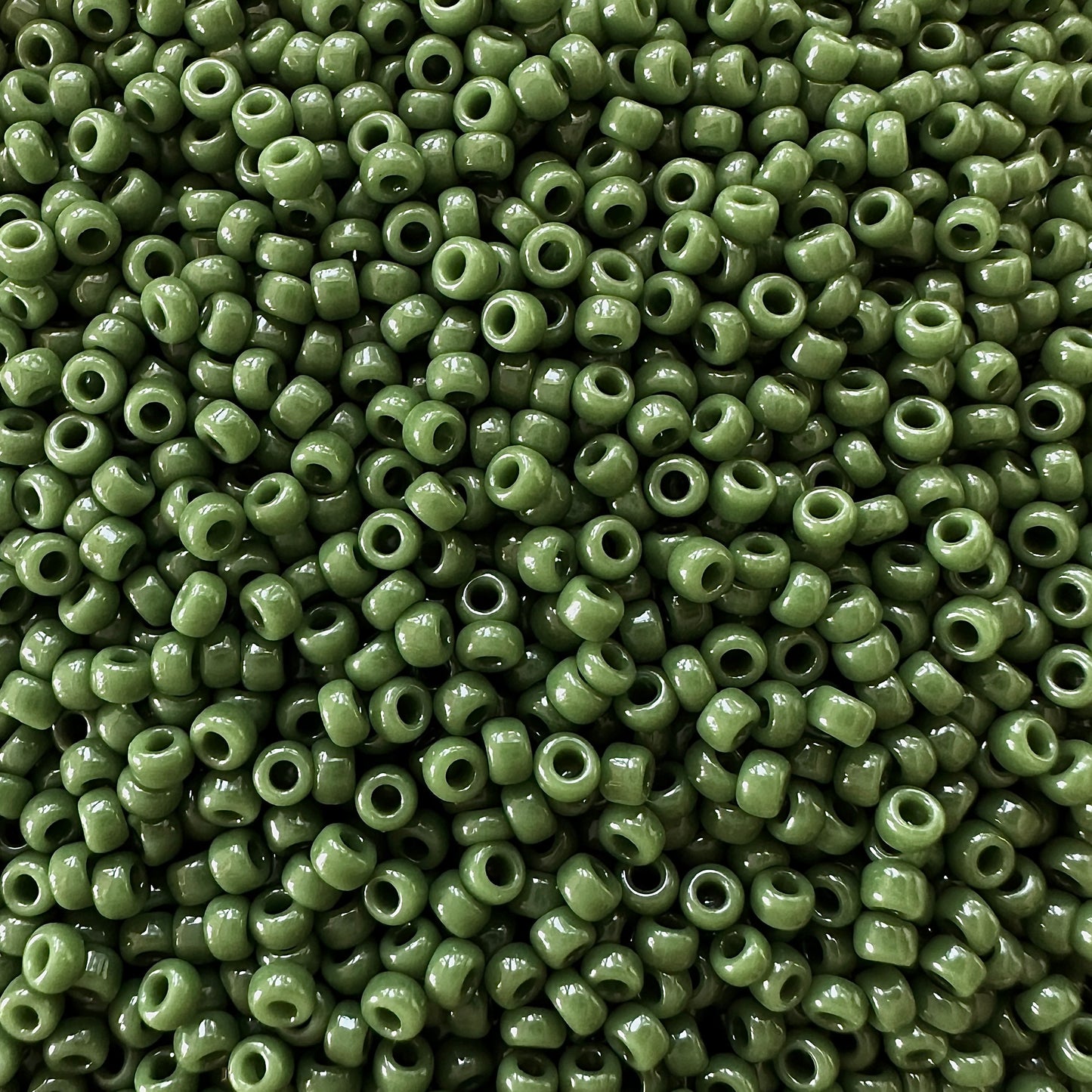Miyuki 11 - 501 Opaque Avocado Green - 20g - The Bead Mix